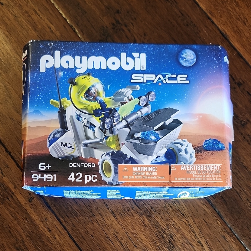 Playmobil Space Exploration Rover - White and Blue #9491